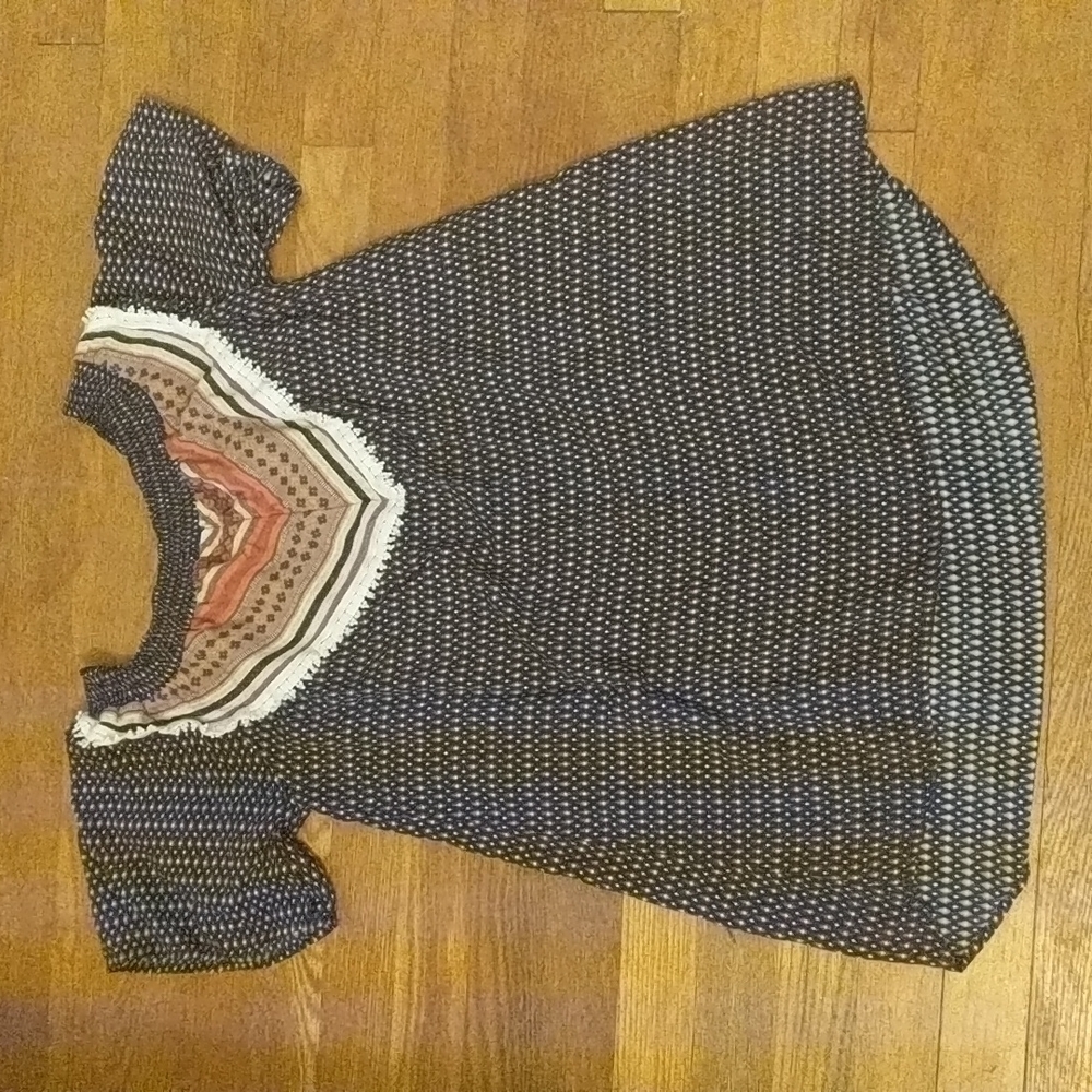 Embroidered Boho Maternity Tunic